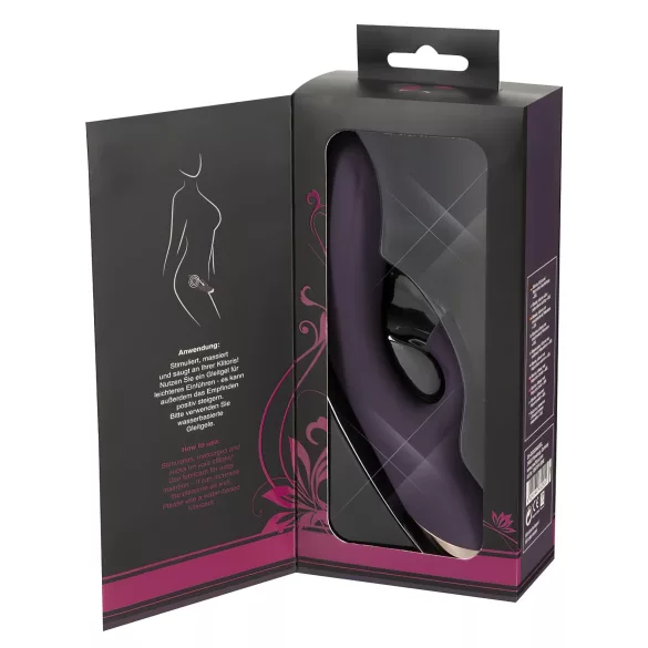 Javida - vibrator med klitorissug - vattentät - lila