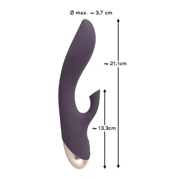Javida - vibrator med klitorissug - vattentät - lila