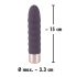 You2Toys - vibratorstav med diamantdetalj - uppladdningsbar - lila