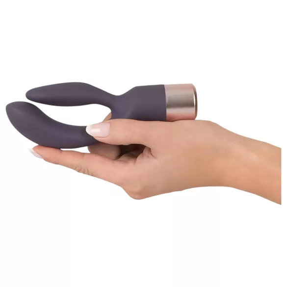 You2Toys - rabbitvibrator med klitorisstimulator - uppladdningsbar - lila