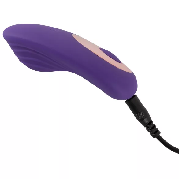 SMILE - trosvibrator med fjärrkontroll - uppladdningsbar - lila