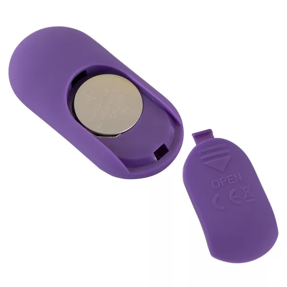 SMILE - trosvibrator med fjärrkontroll - uppladdningsbar - lila