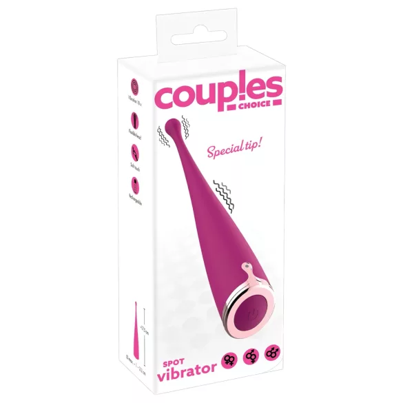 Couples Choice - klitorisstimulator vibrator - uppladdningsbar - rosa