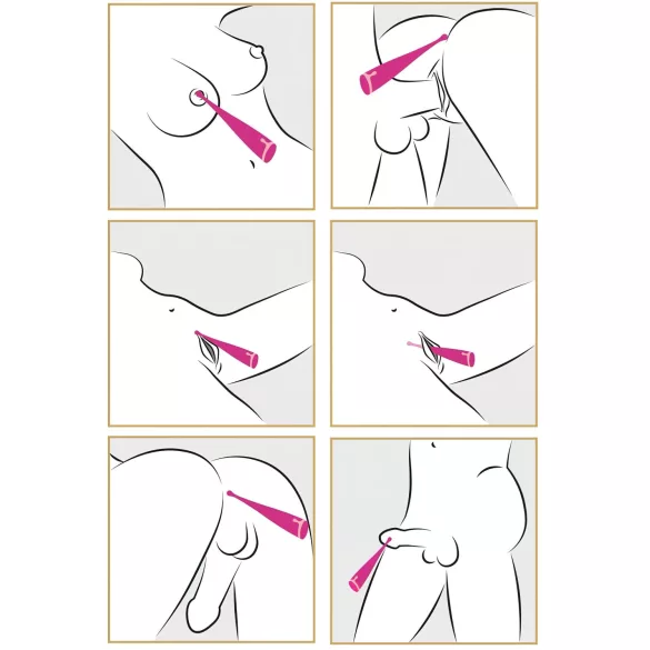Couples Choice - klitorisstimulator vibrator - uppladdningsbar - rosa