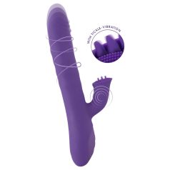 Smile Pearl - vibrator med pärlor - stötrörelse - lila
