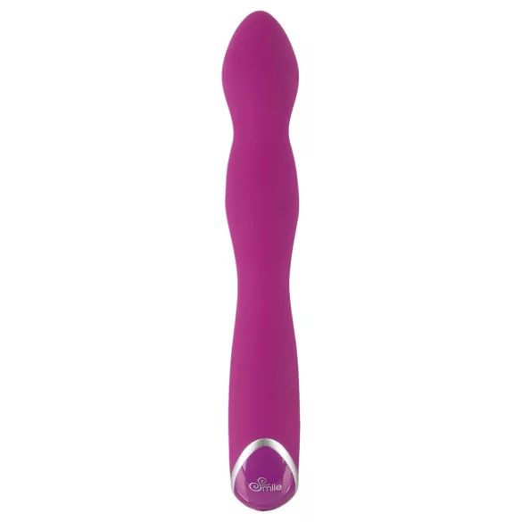 SMILE - vibrator för G-punkt och A-punkt - flexibel - rosa