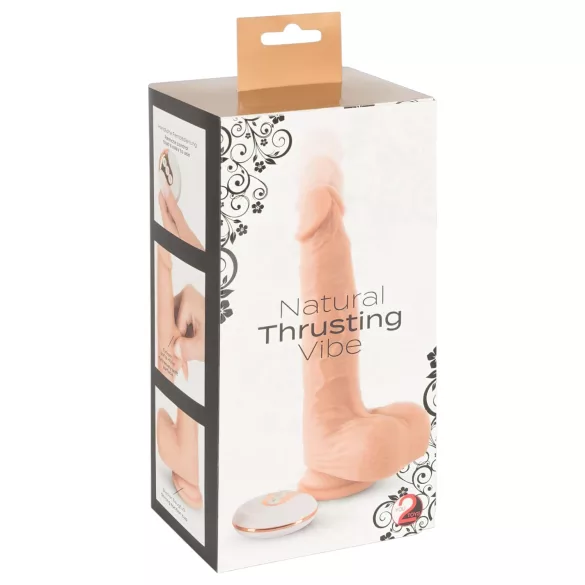 You2Toys - Vibrator med stötfunktion - naturfärg