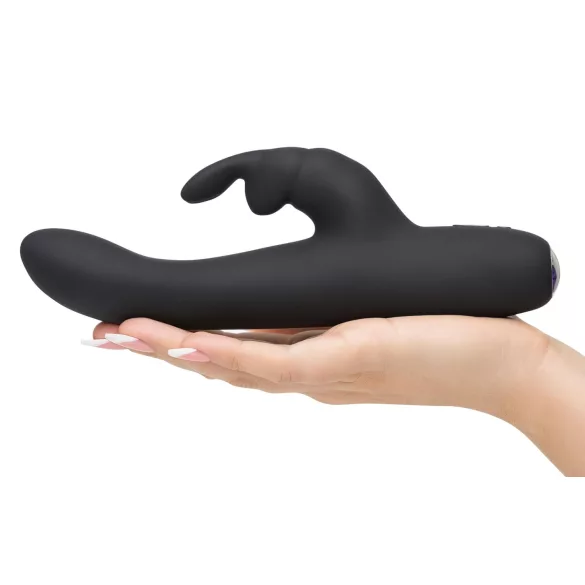 Greedy Girl - rabbitvibrator - uppladdningsbar - svart