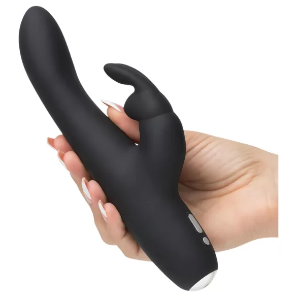 Greedy Girl - rabbitvibrator - uppladdningsbar - svart