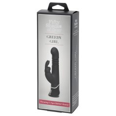   Fifty Shades of Grey - rabbitvibrator - kraftfull stimulans - svart