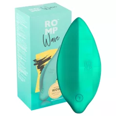   ROMP Wave - klitorisstimulator vibrator - uppladdningsbar vattentät - grön