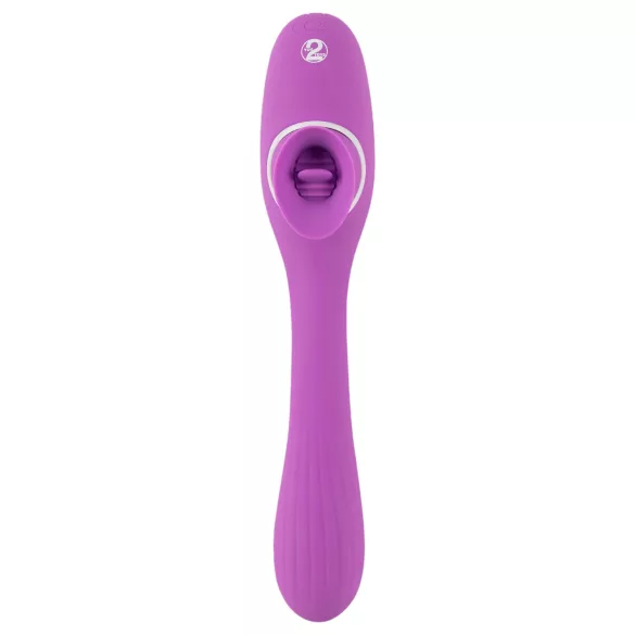 You2Toys - vibrator med två funktioner - uppladdningsbar 2i1 - lila