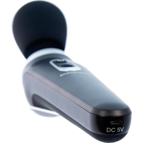 PalmPower - wand vibrator - uppladdningsbar - svart