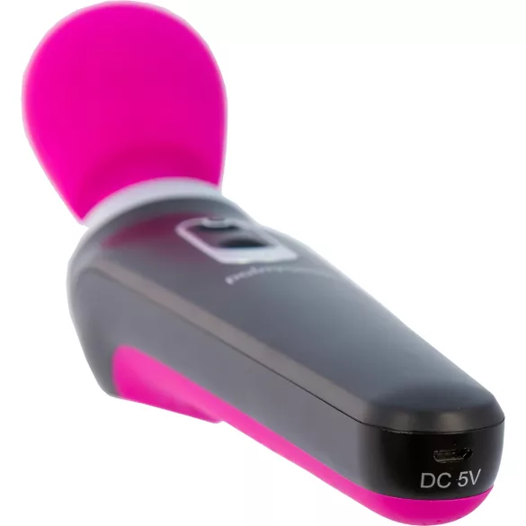 PalmPower Extreme - wand vibrator med batteri - rosa/svart
