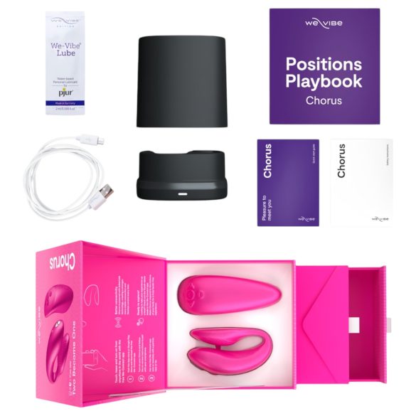 We-Vibe Chorus - uppladdningsbar smart parvibrator (rosa)