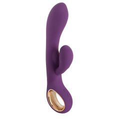   You2Toys - rabbitvibrator med klitorisstimulans - uppladdningsbar - lila