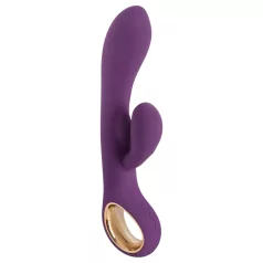   You2Toys - rabbitvibrator med klitorisstimulans - uppladdningsbar - lila