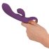 You2Toys - rabbitvibrator med klitorisstimulans - uppladdningsbar - lila