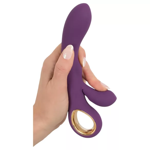 You2Toys - rabbitvibrator med klitorisstimulans - uppladdningsbar - lila