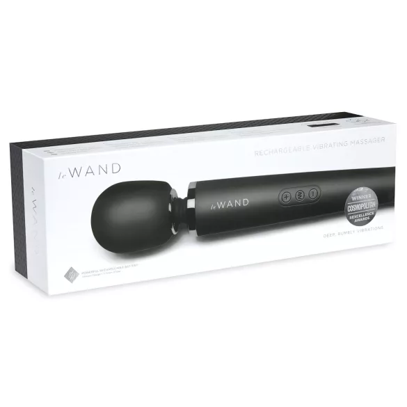 Le Wand Petite - exklusiv, uppladdningsbar massagevibrator (svart)