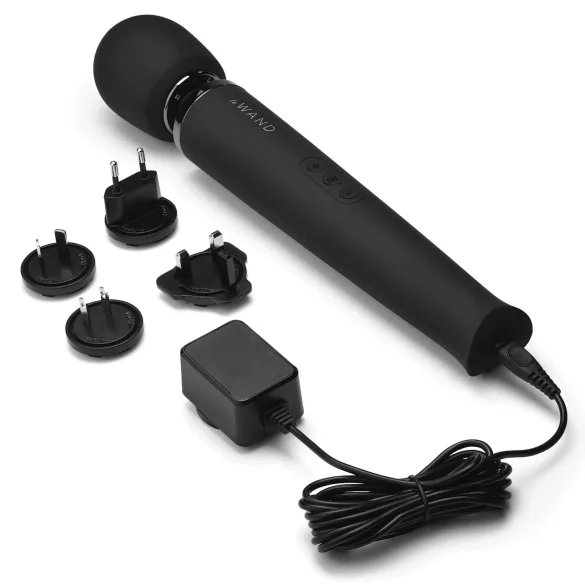 Le Wand Petite - exklusiv, uppladdningsbar massagevibrator (svart)