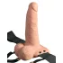Pipedream - Fetish Strap-On 6 - påspänningsbar, ihålig vibrator (hudfärgad)