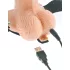 Pipedream - Fetish Strap-On 6 - påspänningsbar, ihålig vibrator (hudfärgad)