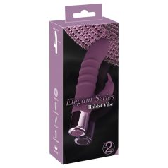   Rabbit Vibe - rabbit vibrator med klitorisstimulator - uppladdningsbar lila