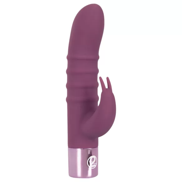 Rabbit Vibe - rabbit vibrator med klitorisstimulator - uppladdningsbar lila