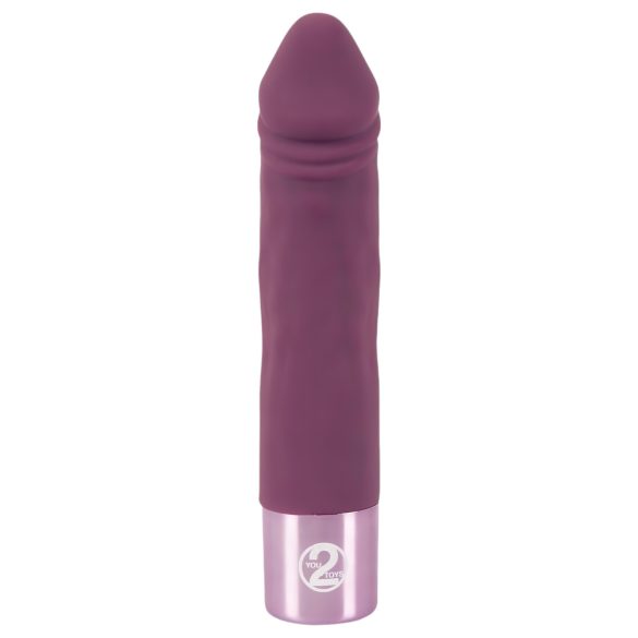 You2Toys Elegant Realistic - uppladdningsbar, vattentät vibrator (lila)