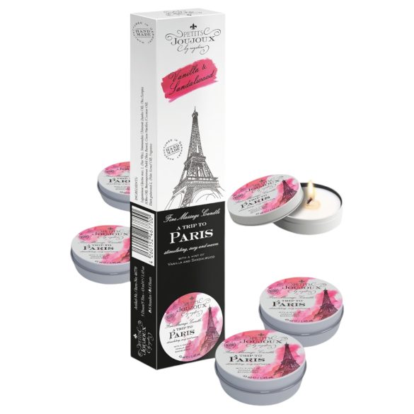 Petits Joujoux Paris - Massage-ljus - vanilj-sandelträ (5x43 ml)