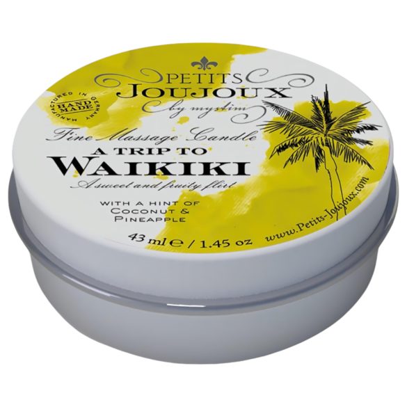 Petits Joujoux Waikiki - massageljus - kokos ananas - 43ml