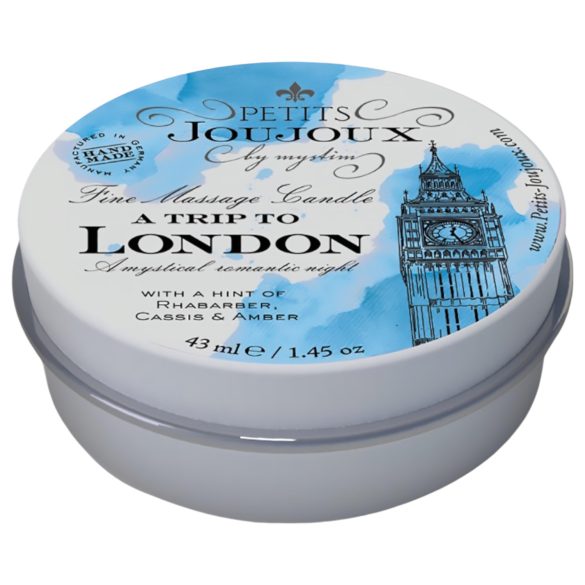 Petits Joujoux London - massage ljus - rabarber bärnsten - 43ml