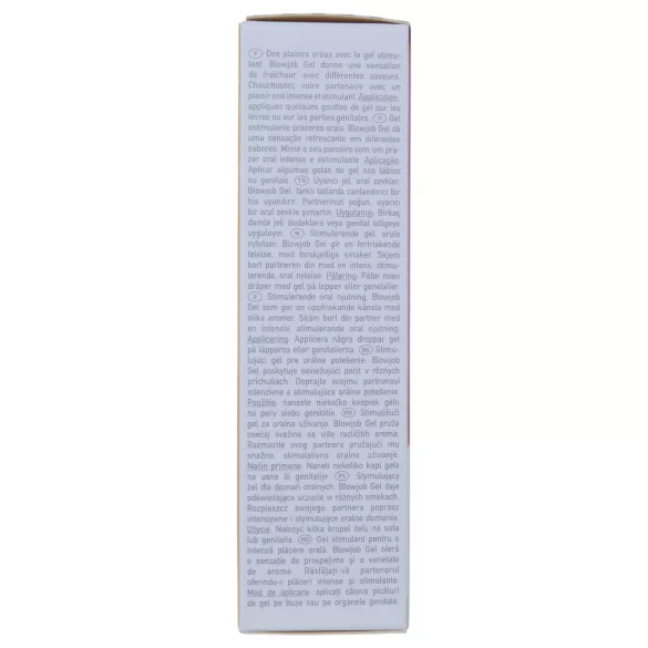 HOT - Blowjob Gel - oralt glidmedel - vanilj (50 ml)