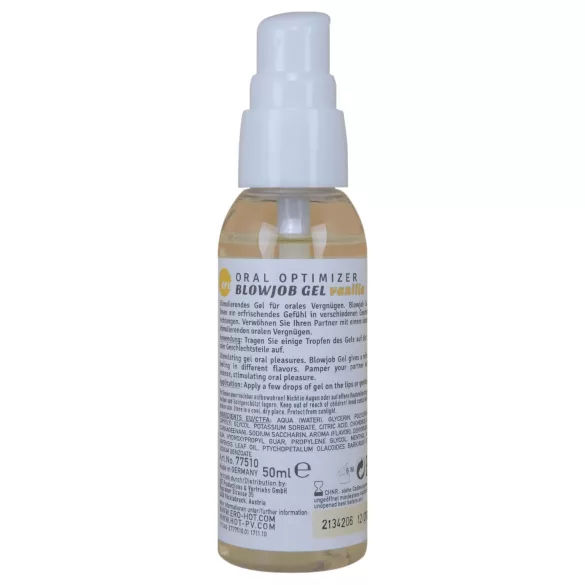 HOT - Blowjob Gel - oralt glidmedel - vanilj (50 ml)