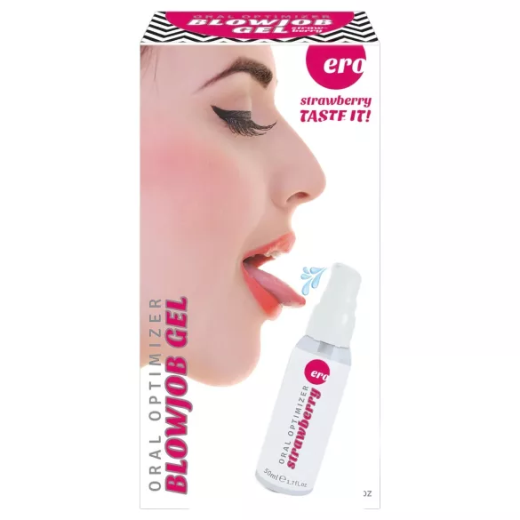 HOT - Blowjob Gel - oralt glidmedel - jordgubb (50 ml)