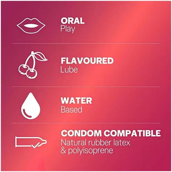 Durex - glidmedel med körsbärssmak - 50ml
