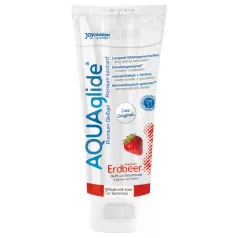 AQUAglide - vattenbaserat glidmedel - jordgubb - 100ml