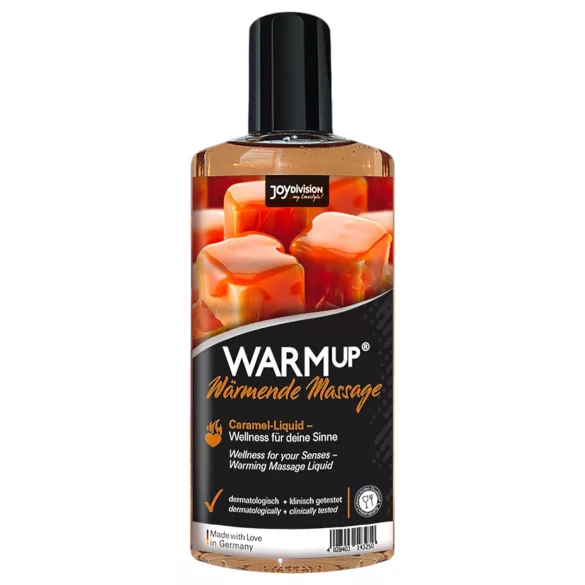 JoyDivision - massageolja värmande - karamell - 150ml
