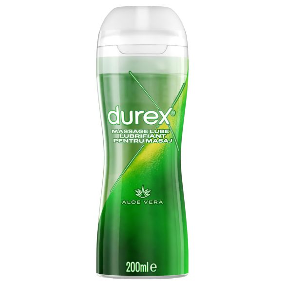 Durex - massageolja och glidmedel - aloe vera - 200ml