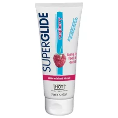 HOT - ätbar glidmedel med hallonsmak - 75ml