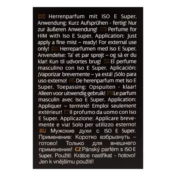 P6 Iso E Super - feromonparfym - maskulin doft - 30ml