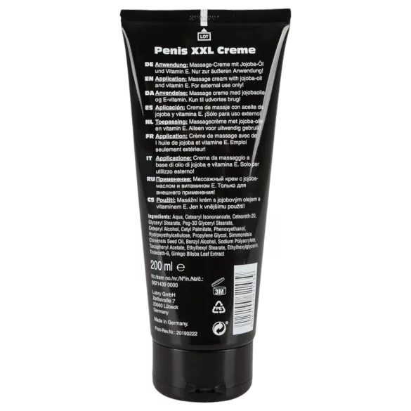 Penis XXL - intimkräm för män - 200ml
