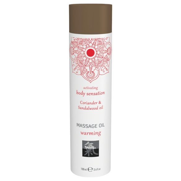 Shiatsu Warming - massageolja - koriander sandelträ - 100ml