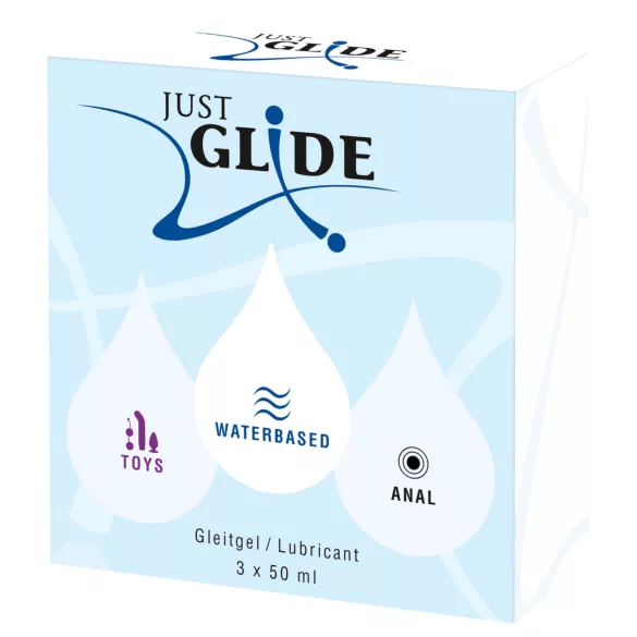 Just Glide - glidmedel set - 3x50ml