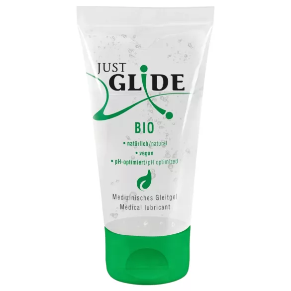 Just Glide Bio - veganskt glidmedel på vattenbas (50 ml)