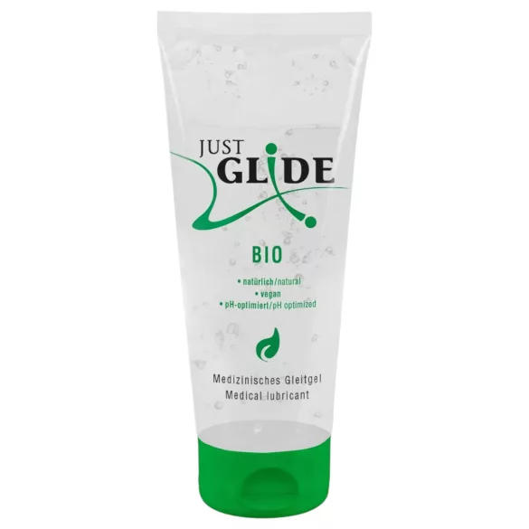 Just Glide Bio - veganskt glidmedel på vattenbas (50 ml) - 200ml