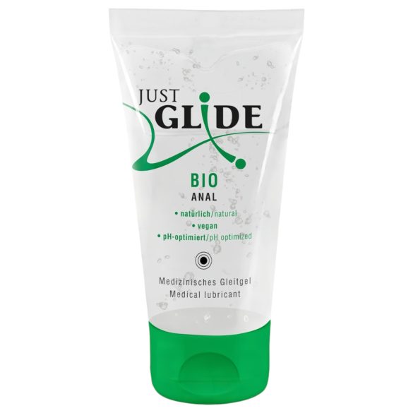 Just Glide Bio ANAL - vattenbaserat veganskt glidmedel - 50ml
