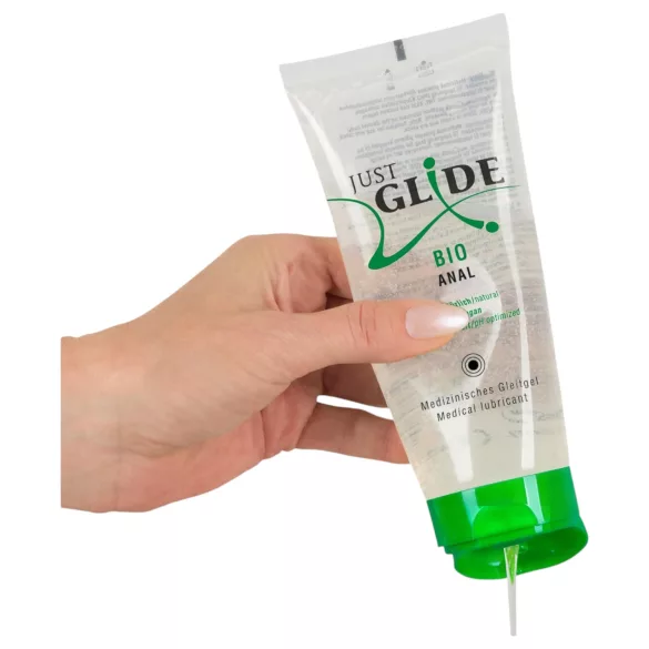 Just Glide Bio Anal - vattenbaserat veganskt glidmedel - 200ml