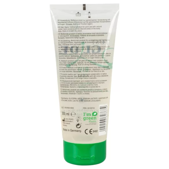 Just Glide Bio Anal - vattenbaserat veganskt glidmedel - 200ml